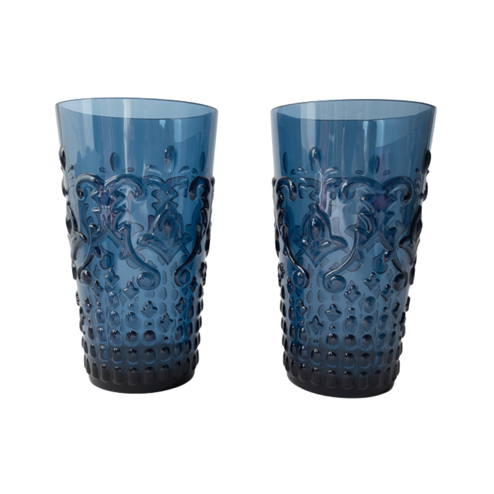 Indigo Series Acrylic Tumbler Tall 2pk - NAVY
